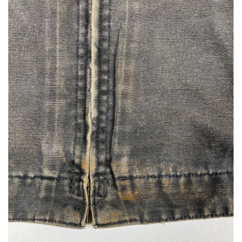 Carhartt Mens L Petrol Blue Detroit Jacket Made in USA Blanket Lined J97 PTL - Picture 8 of 12